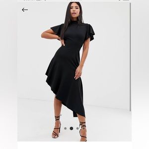 Backless High Low Dress